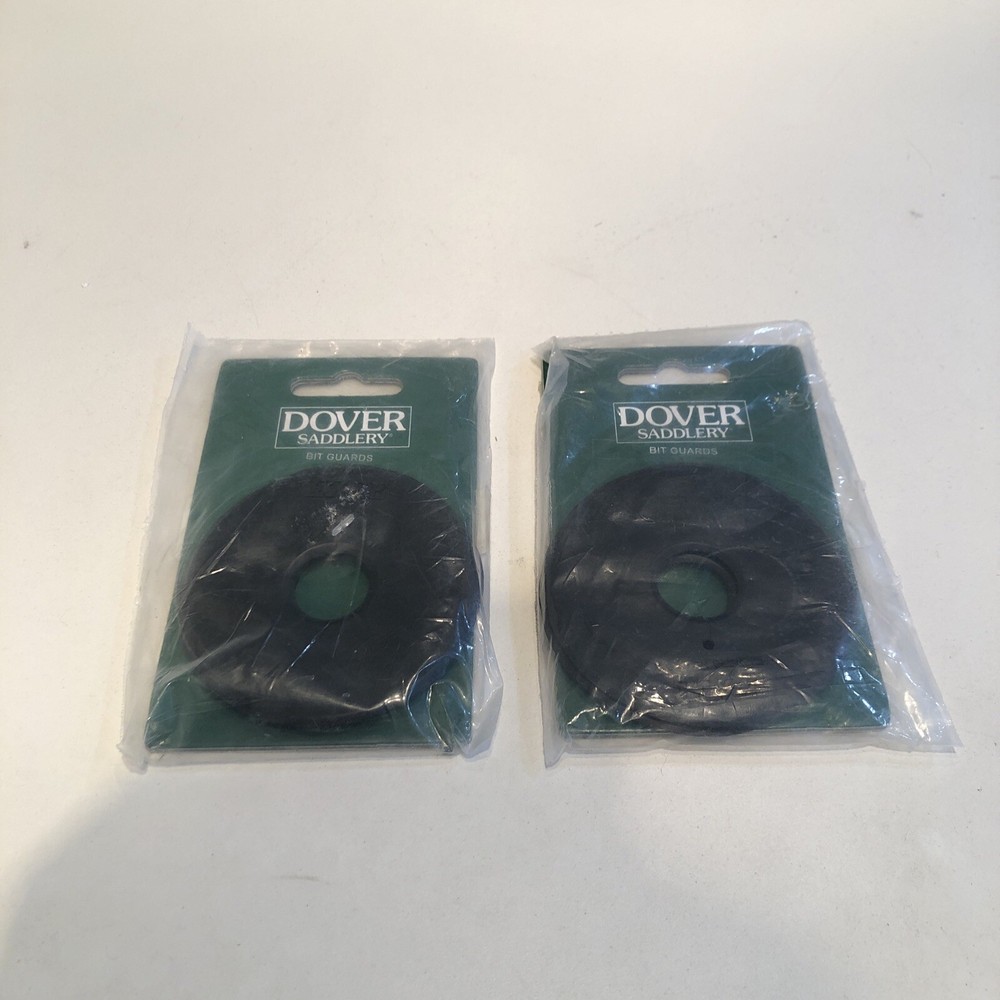 Dover Saddlery Large EZ Bit Guards Black 2-Pack
