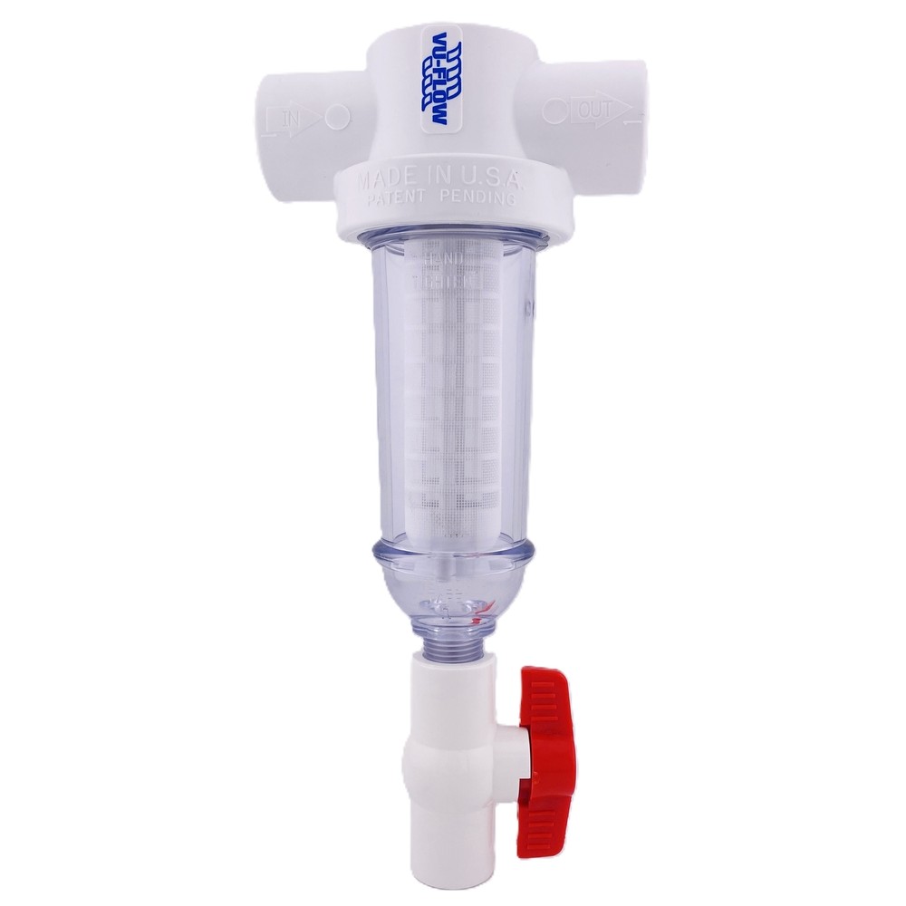 Vu-Flow VuFlow Rusco 1″ Poly Screen Filter System 40 Mesh