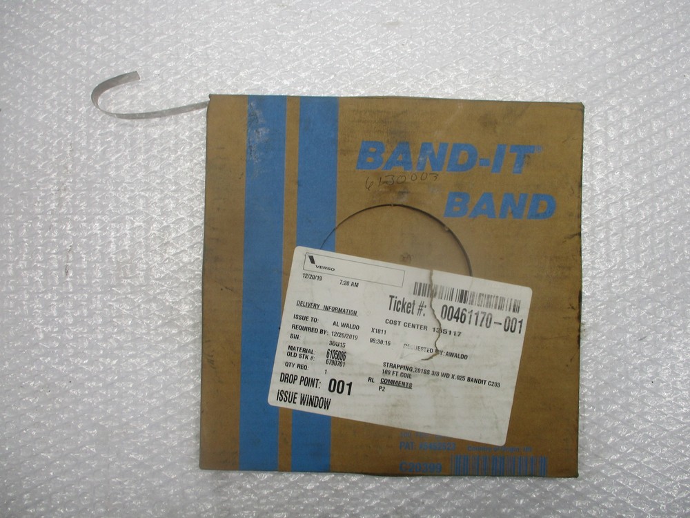 BAND-IT C203 STRAPPING 100FT NSNP