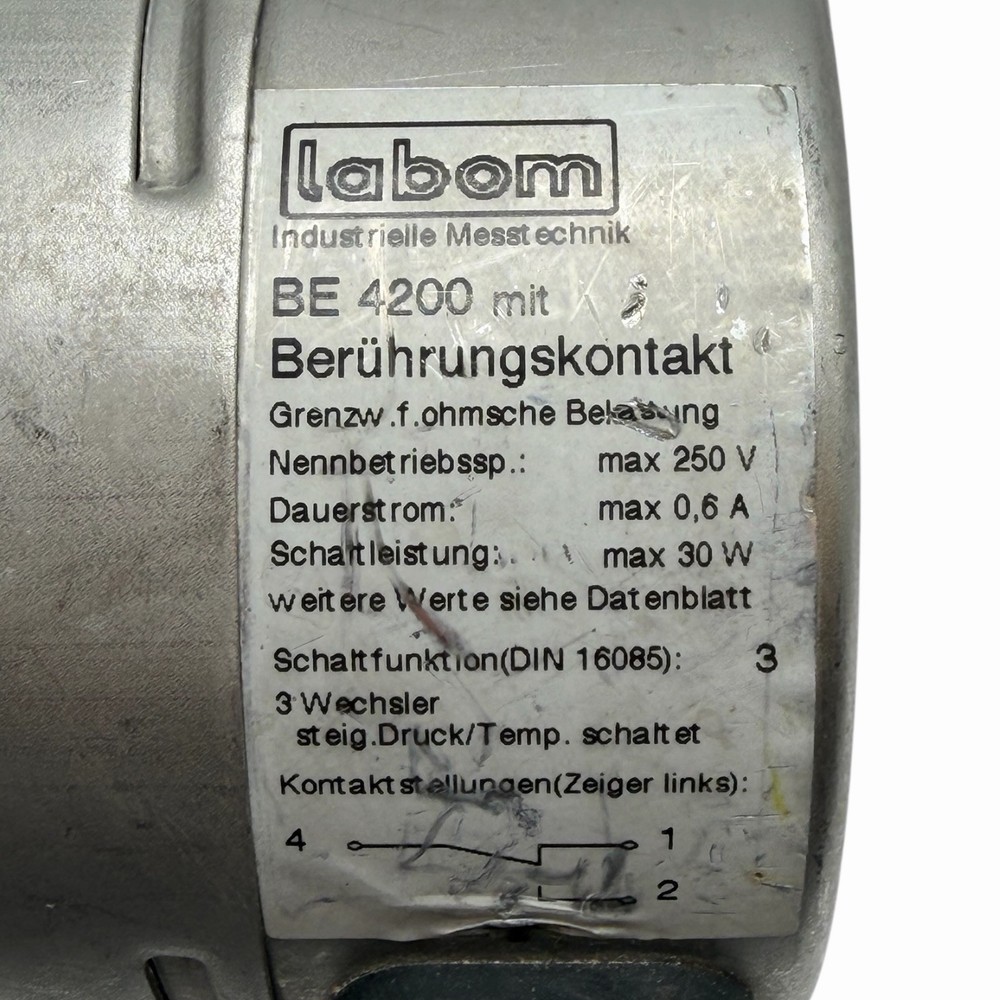 Labom BE 4200 Pressure Gauge