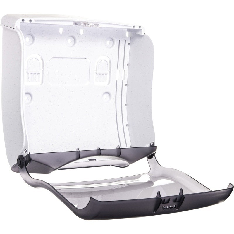 Compact Towel Dispenser C-Fold Multifold One-at-a-Time Minimal Assembly New