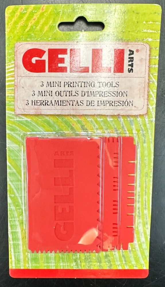 Gelli Arts Mini Printing Tools ~ 3 Pc