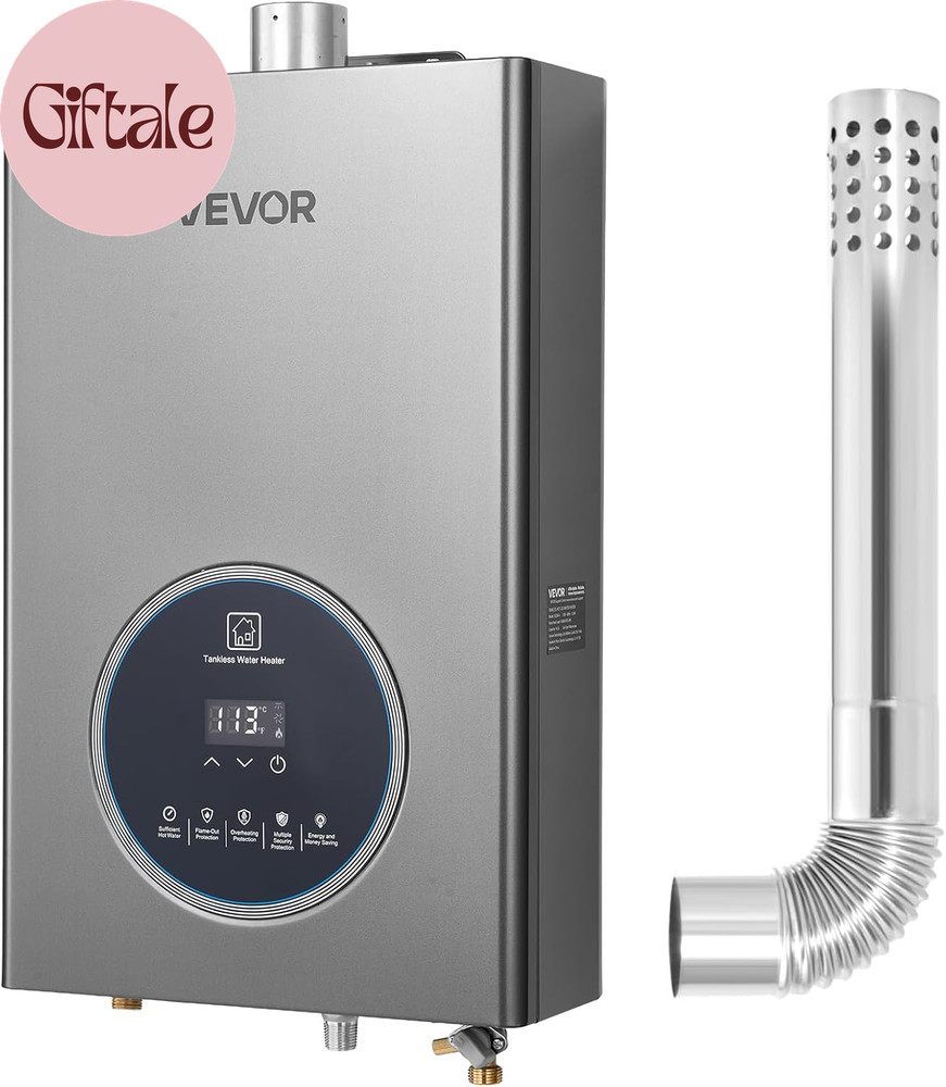 Propane Tankless Water Heater, 4.3Gal Indoor 100000 BTU Instant Hot Water Heater