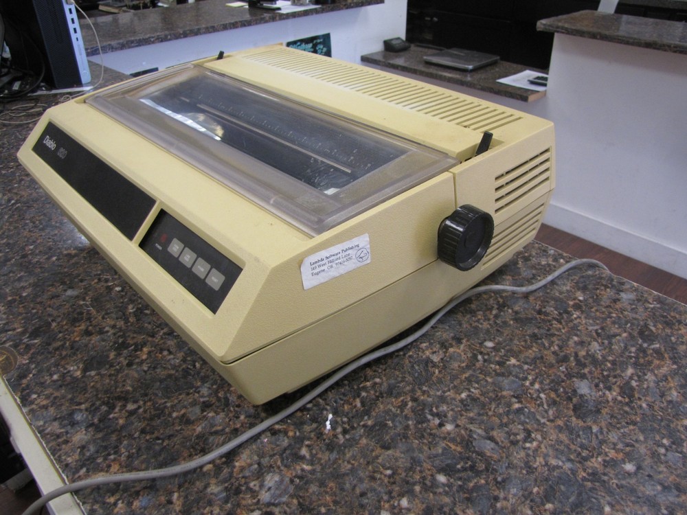 Vintage Diablo Systems 620 Printer - Powers on red light