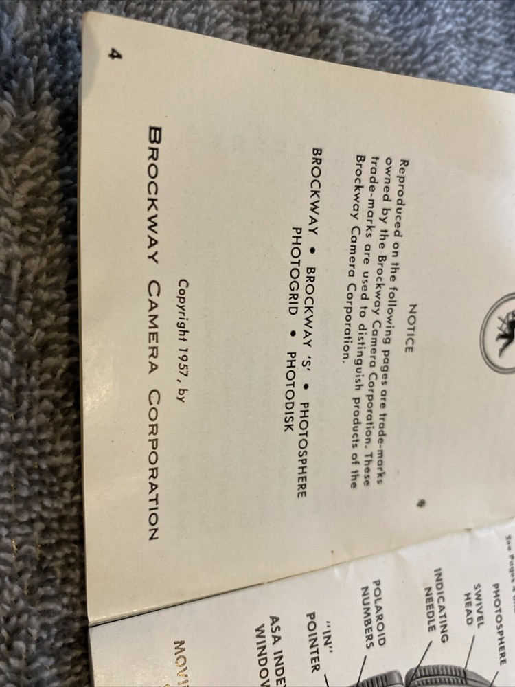 Brockway exposure meter model s