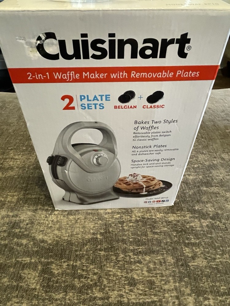 Cuisinart Double-Flip Belgian Waffle Maker WAF-RP10