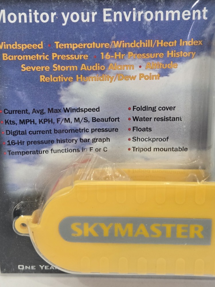 New Speedtech SKYMASTER weather meter Model SM-28