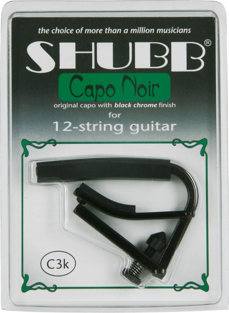 Shubb Original C-Series 12-String Guitar Capo Brass