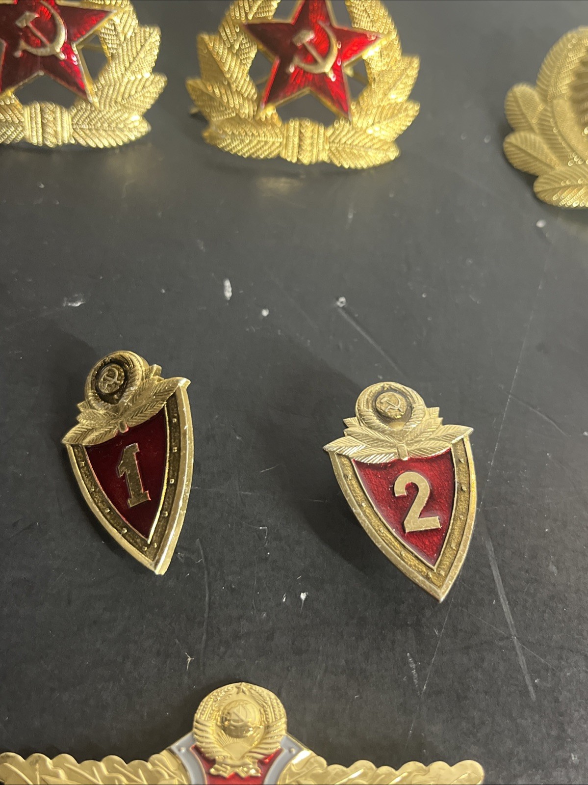 Set of badges of the officer of the Ministry of Internal Affairs of the USSR