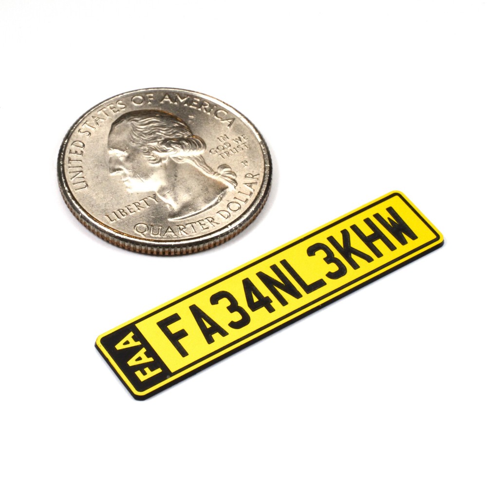 FAA DRONE REGISTRATION TAG STICKER, ENGRAVED