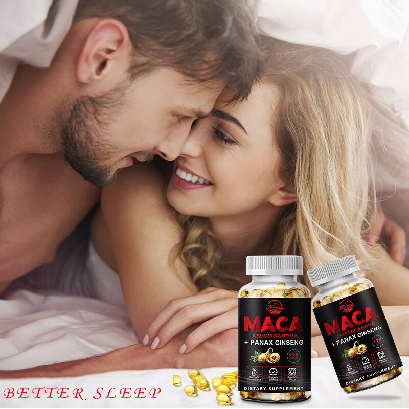 Massive Girth Male Gummy Advanced Formula Vitamin Supplement + Maca Root Bundle