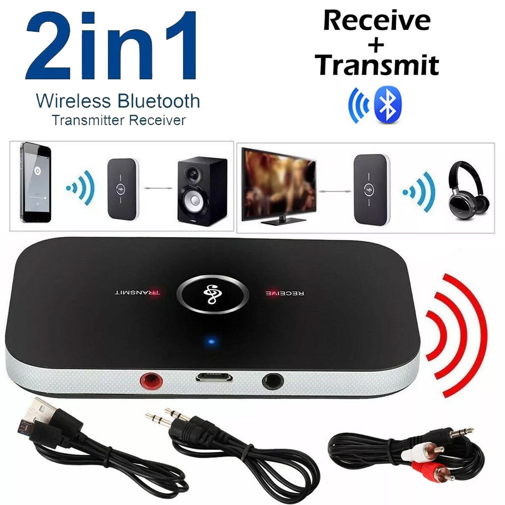 Bluetooth5.0 Transmitter & Receiver Wireless stereo Adapter For home theatre