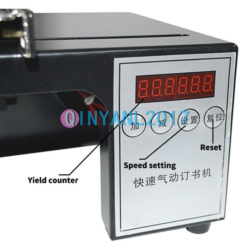 Three-head Pneumatic Stapler Electric Binding Machine Automatic Stapling Machine