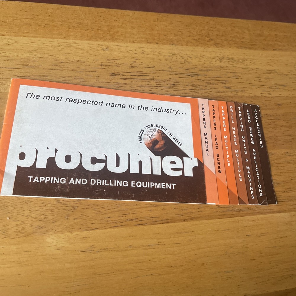 Procunier Tapping & Drilling Equipment Mini Catalog
