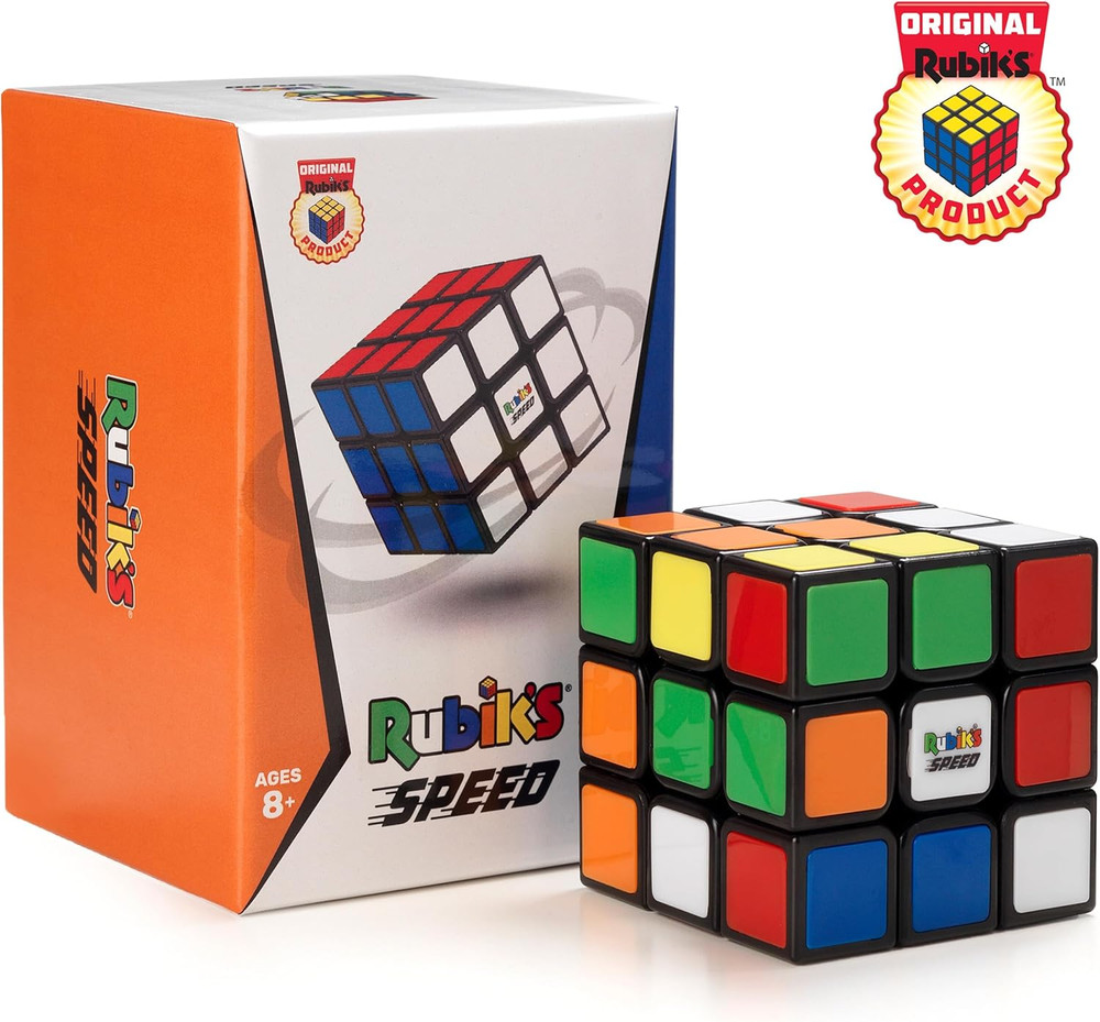 Rubik’S Cube, 3X3 Magnetic Speed Cube, Problem-Solving Brain Teaser, Classic Col