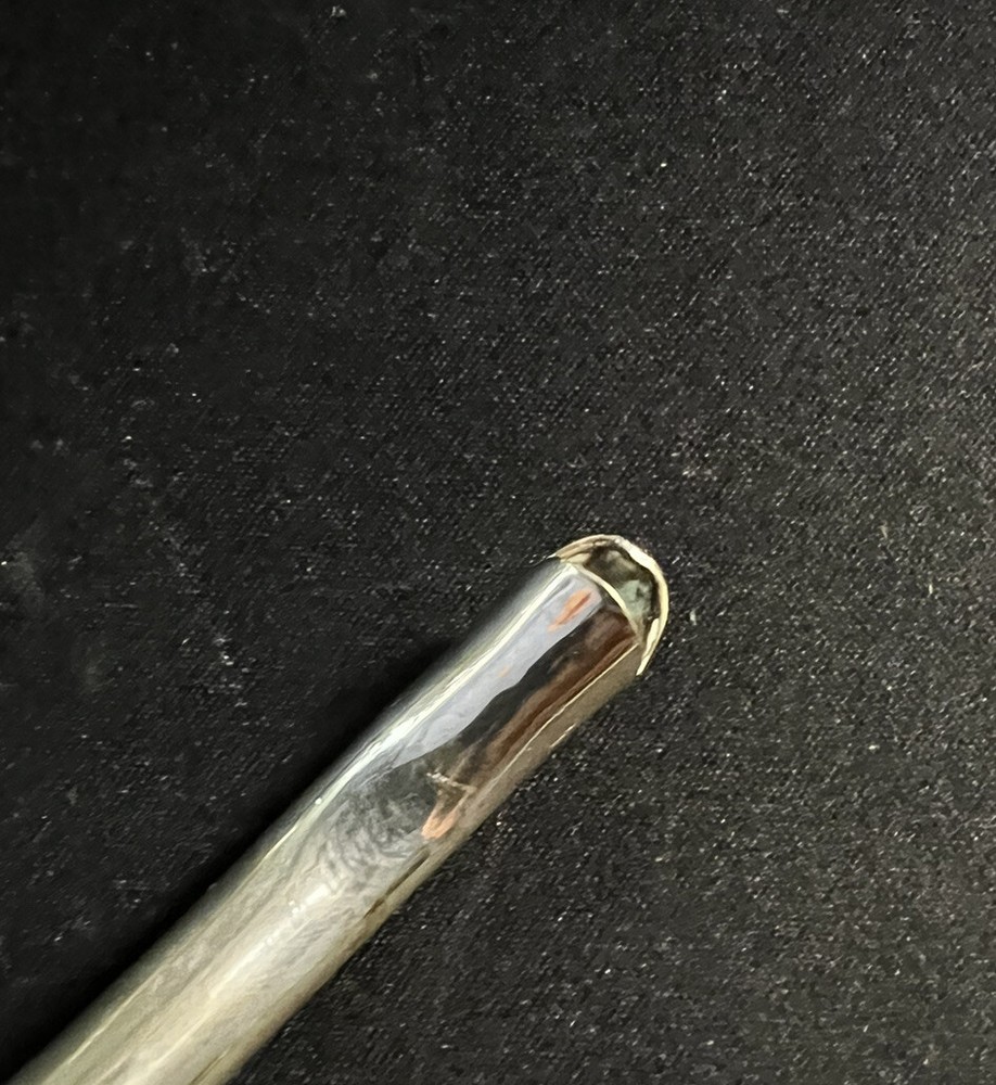 Silverplate Wine Funnel w/Grape Handle 6.5”