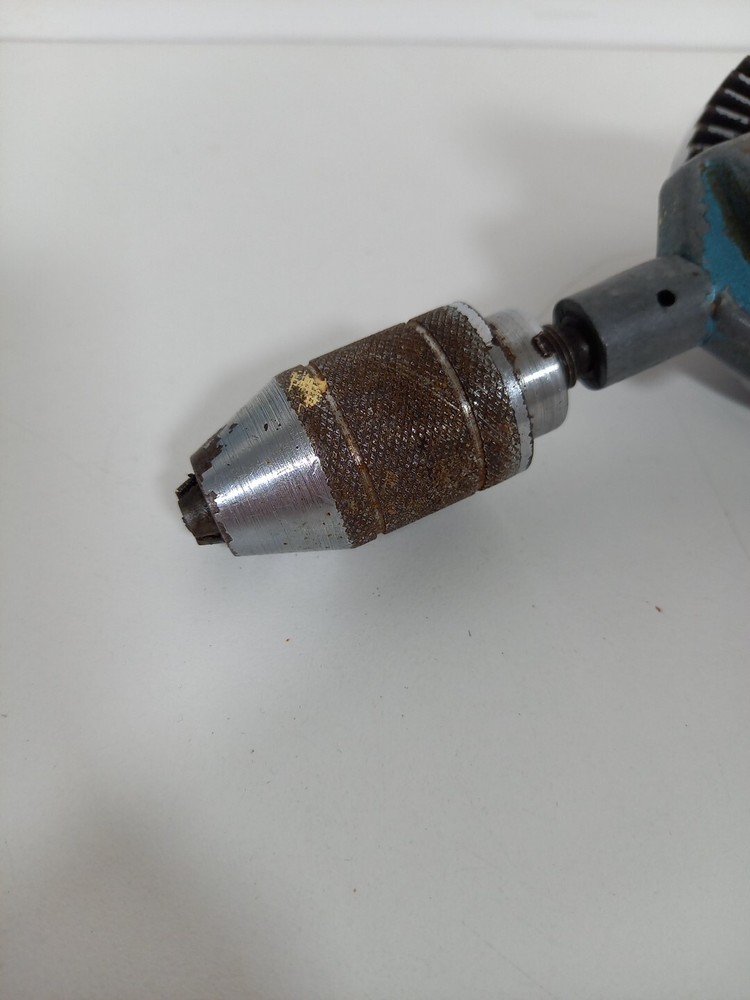 Vintage Footprint Sheffield England Hand Drill