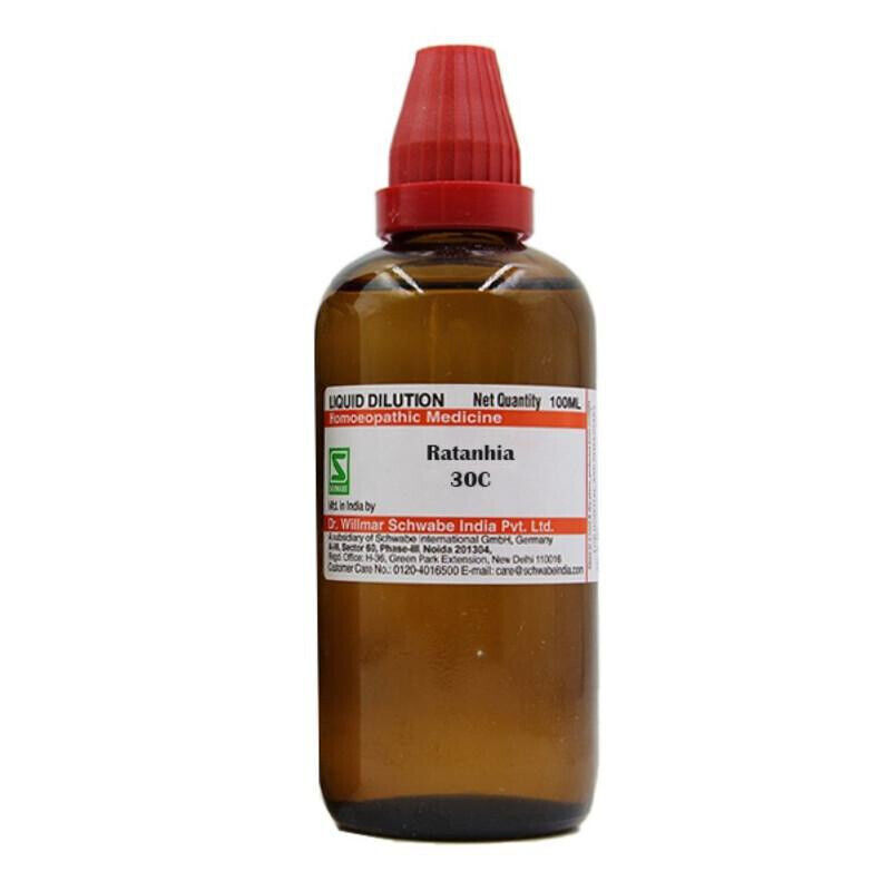 Willmar Schwabe Homeopathic Ratanhia (Select Potency) 100 ml