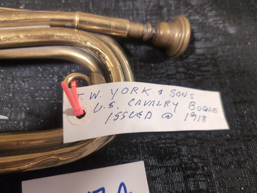 Jw York& Sons US Cavalry Bugle Issued 1918