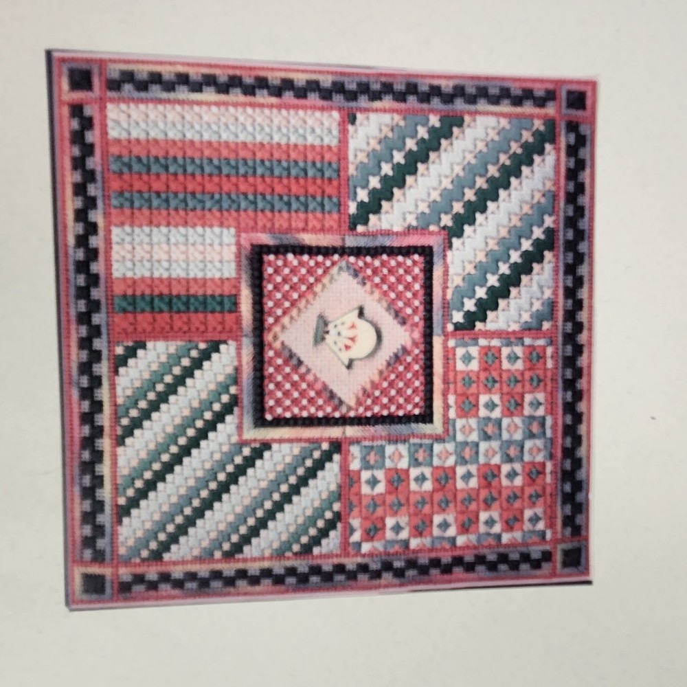Paula L Towner Design Basic Needlepoint Pattern Chart Patchwork Style Sampler