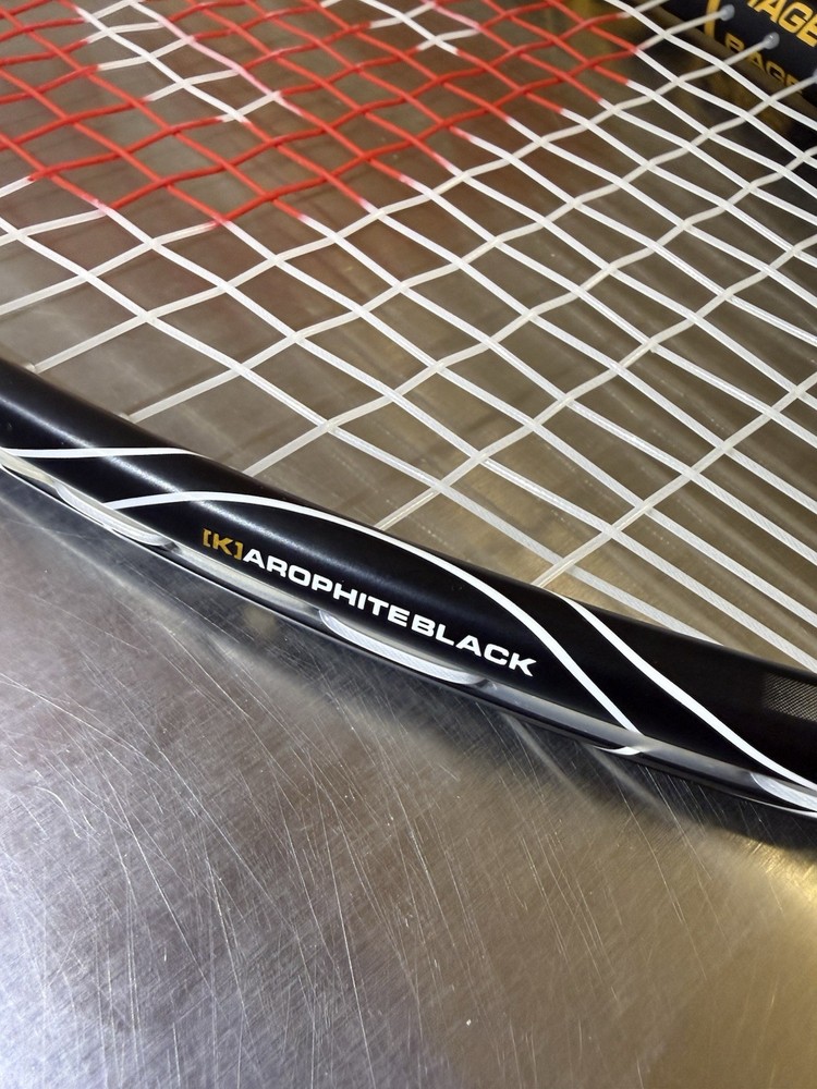 Wilson K Factor Rage Squash Racket – KFactor NanoTechnology Black And Gold