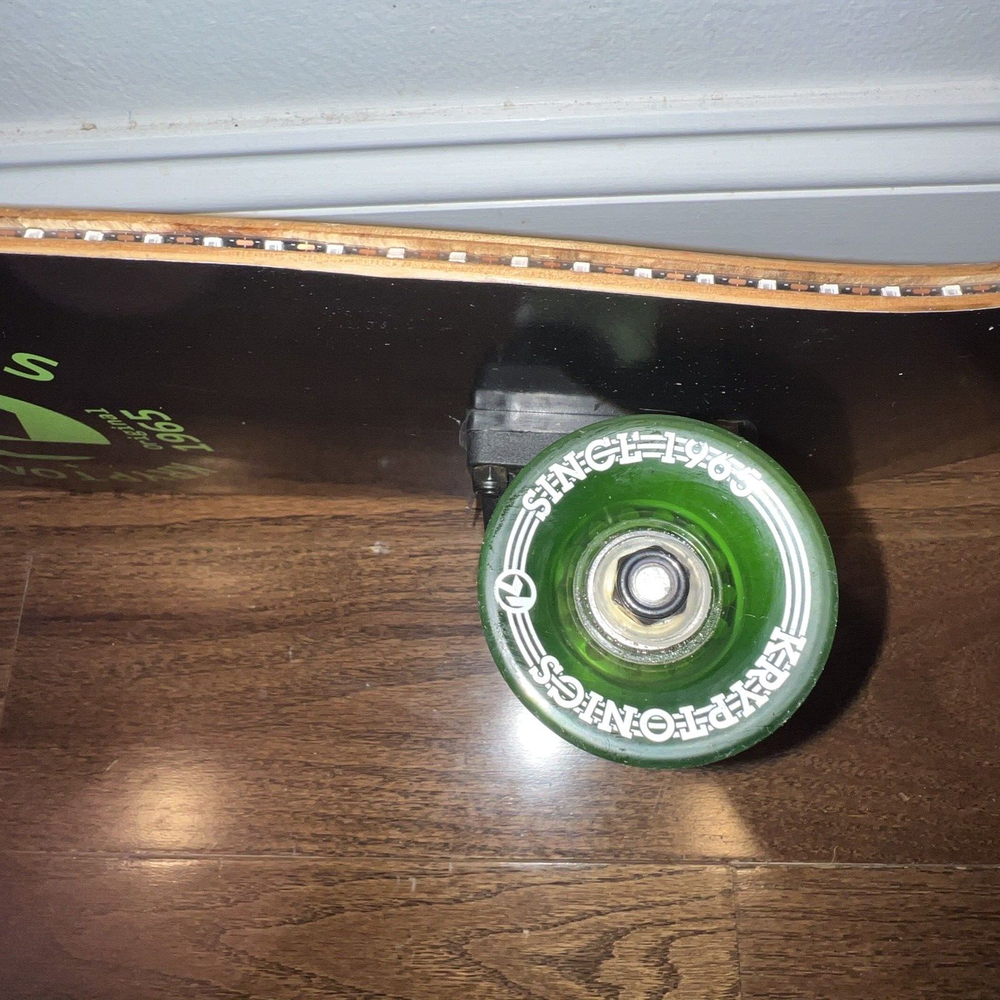 Kryptonics 30" Longboard Skateboard Beach Island Script 06/01/2021-072QR