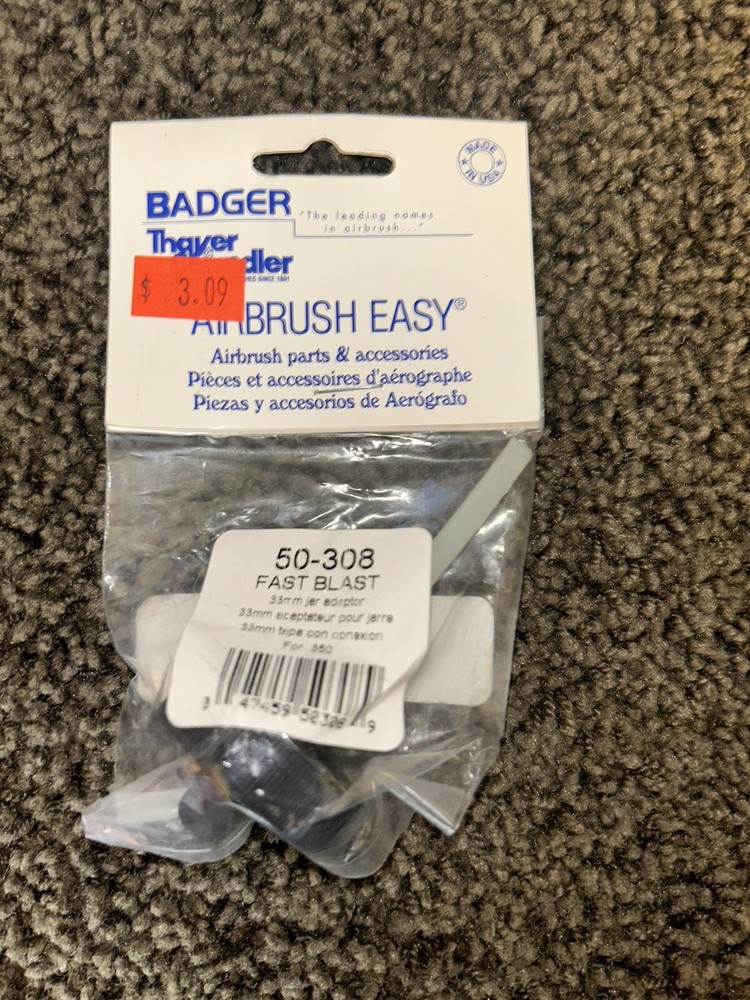 Badger Fast Blast Jar Adapter 50-308 New NOS