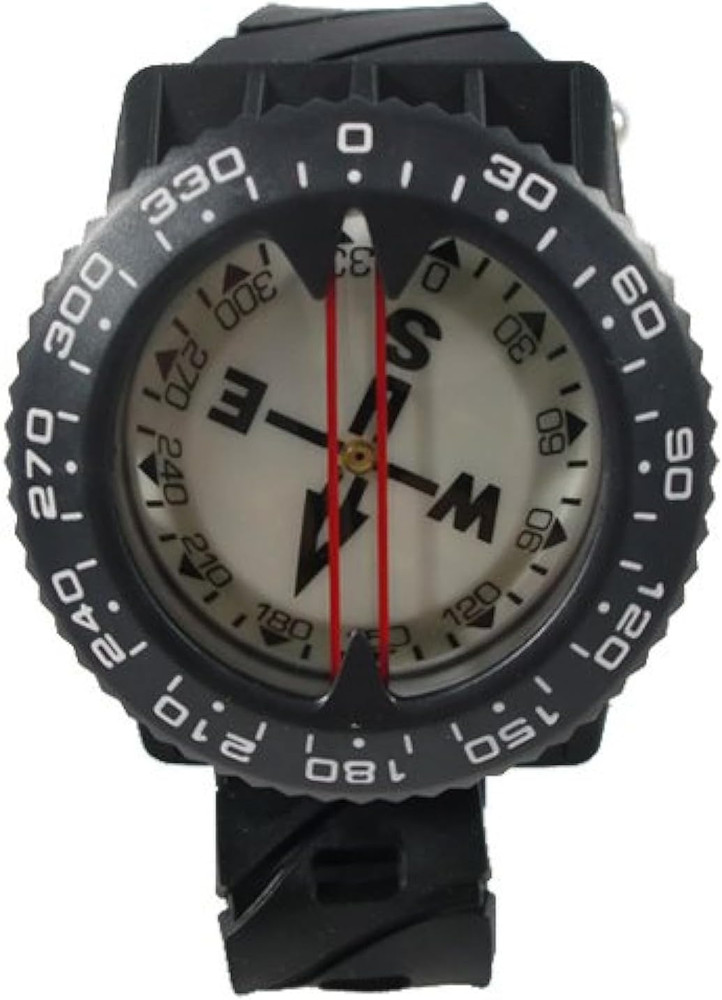 Diving Wrist Compass 2.3” Display, Accurate Navigation, 80M Depth, Durable Strap