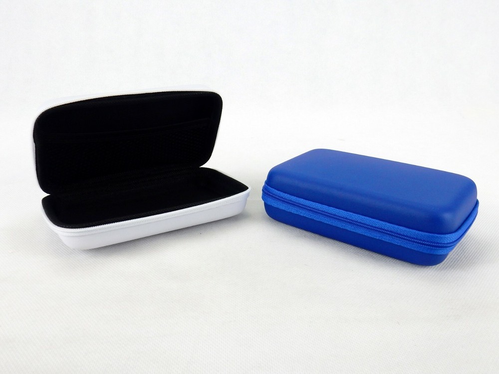 Zippered Storage Case w/Inside Mesh Pouch ~ Blue, or White ~ #IT904
