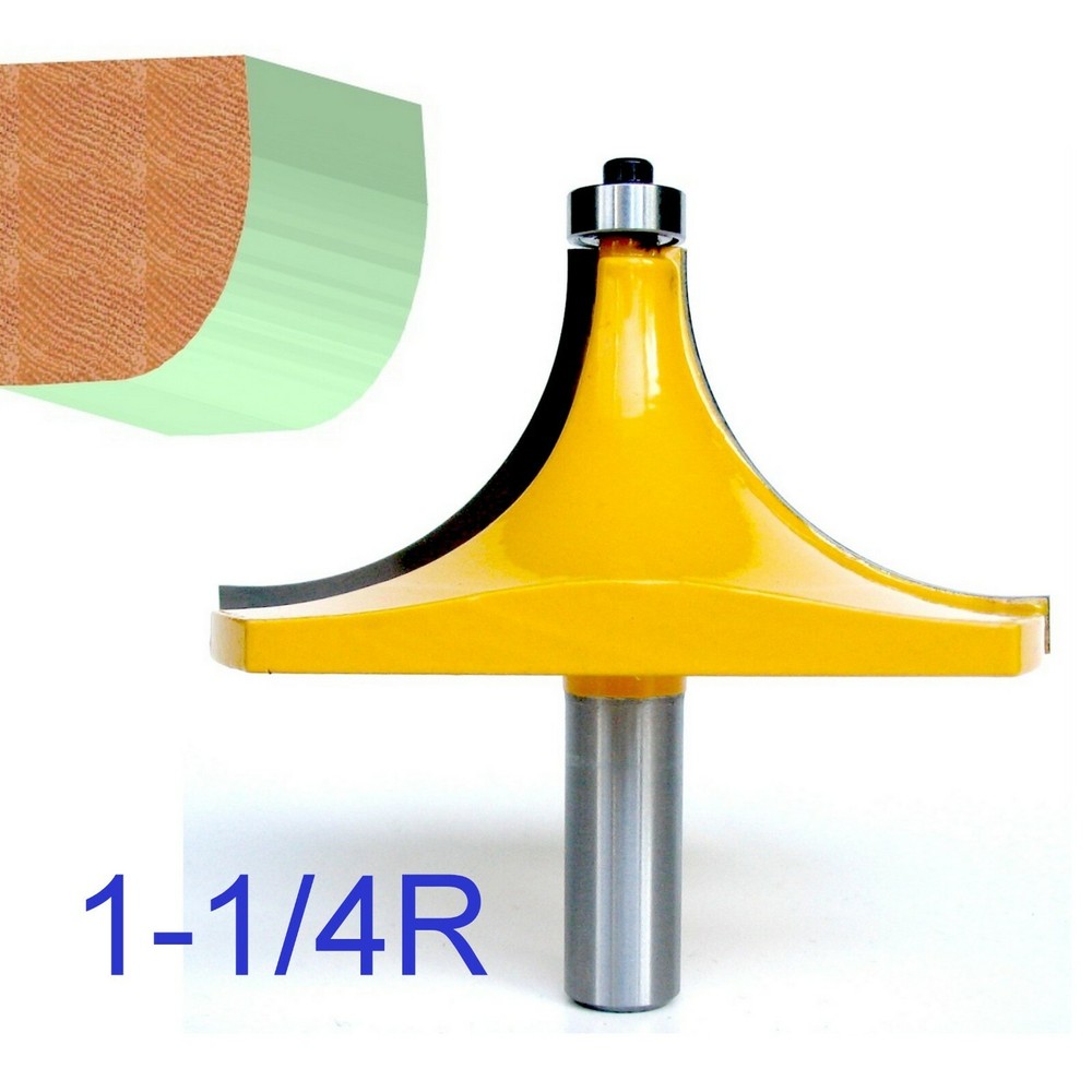 1pc 1/2" SH 1-1/4" Radius Round Over Router Bit S