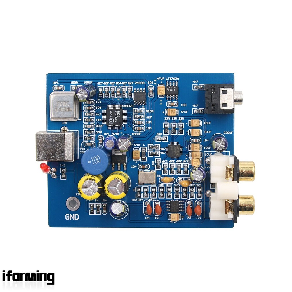 SA9023 ES9018K2M HIFI Audio DAC Decoder Sound Card Board Support 24bit 96K ifa