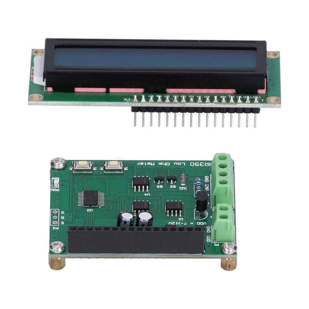 Low Resistance Ohmmeter Milliohm Meter Accurate Capacitance Tester HR390