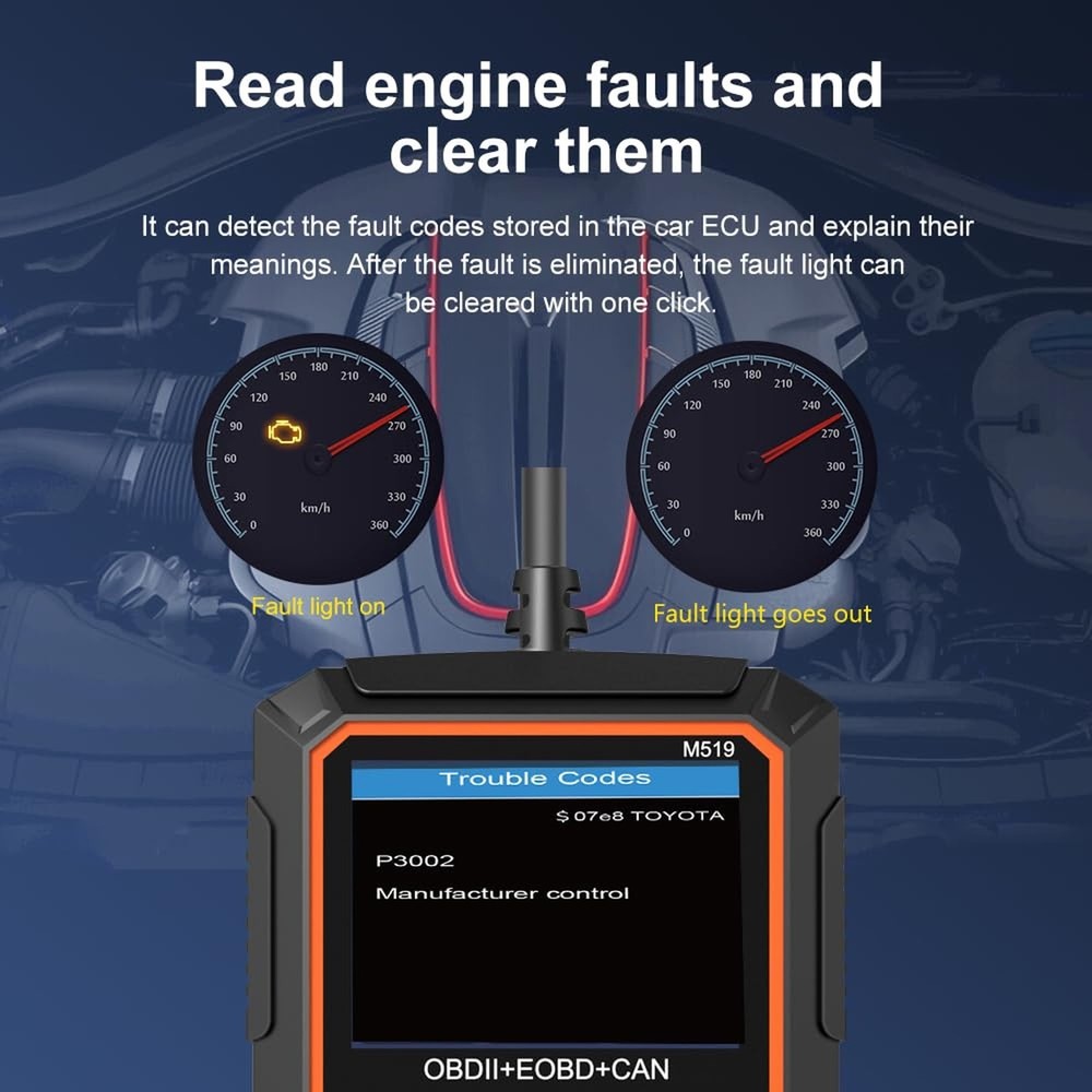 OBD2 Scanner Car Diagnostic Tool Check Engine Light Car Code Reader... Fast Ship