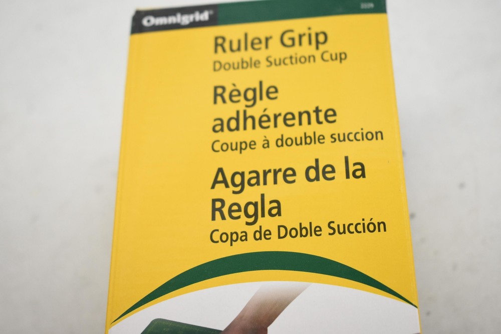 Omnigrid Ruler Grip Double Suction Cup Quilting Sewing Ruler Handle Tool Aid