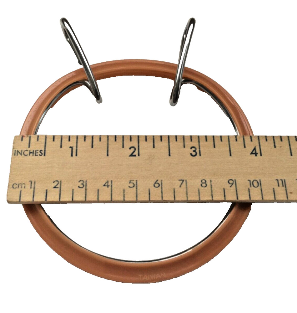 Round Embroidery 3 Hoops Adjustable Spring Tension Plastic VTG 4” 5” 7”