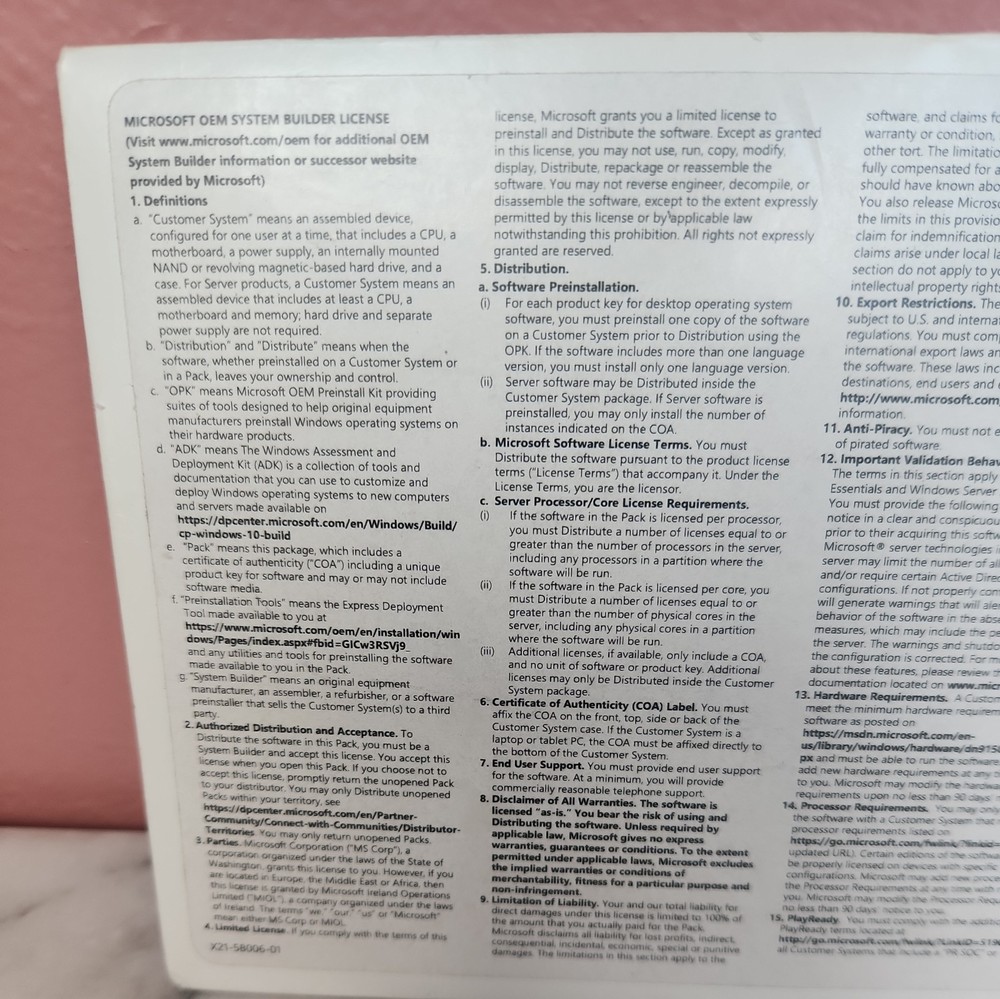 Microsoft Windows Server 2019 Standard 16 Core OEM DVD SEALED P73-07788