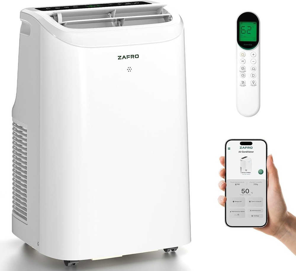 ZAFRO 10000 BTU Portable Air Conditioners for Room up 450 Sq. Ft Portable Ac ...