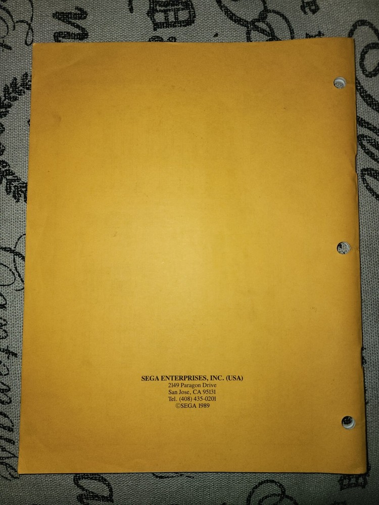 Super Monaco GP Manual Arcade Sega