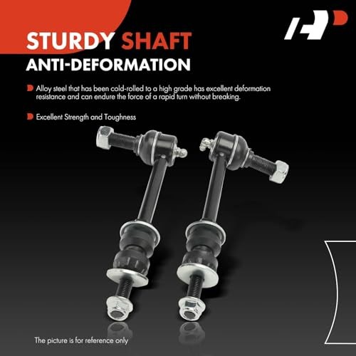 2 x Front Sway Bar Links Stabilizer Bar Links, Compatible with Ram 2500 3500
