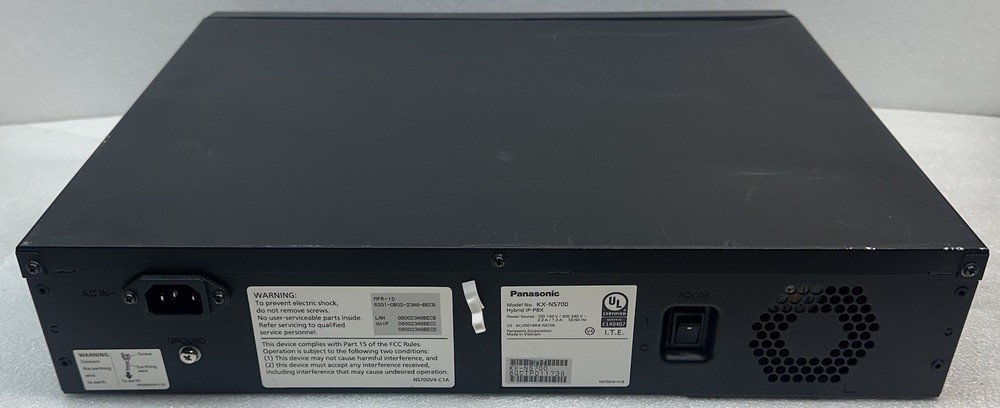 Panasonic KX-NS700 Main Unit Tested
