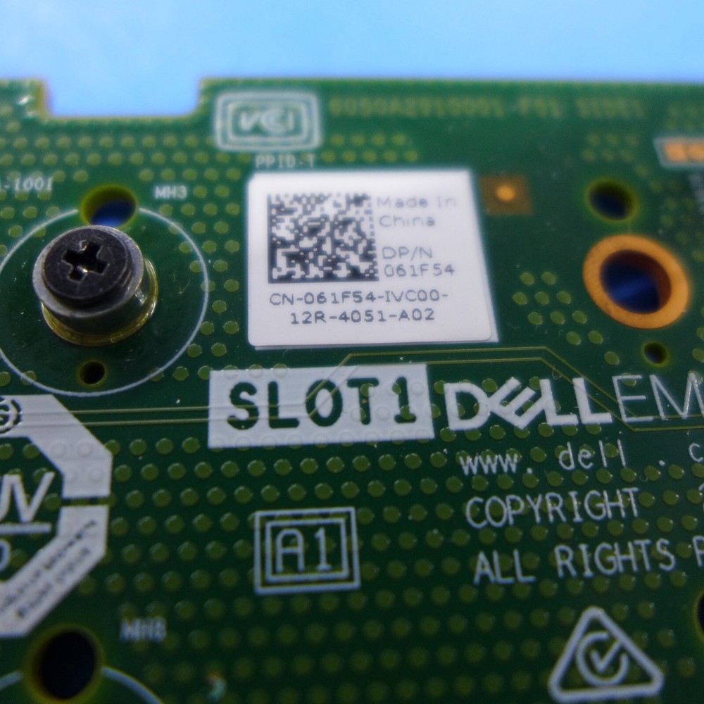 Dell SSD M.2 PCIe X2 Solid State Storage Adapter Card No Bracket 61F54