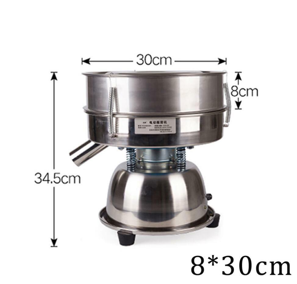 Electric Vibrating Sieving Machine Powder Screening Sifter Machine Colander Mini