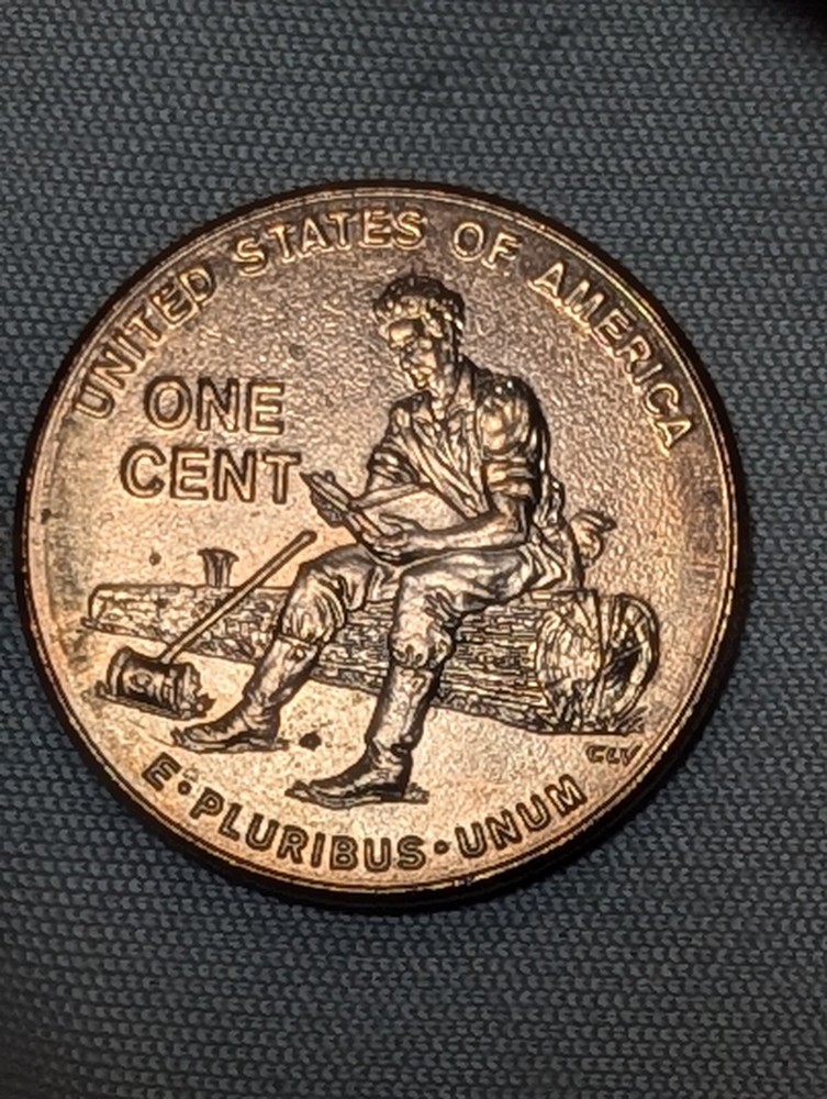 2009 D Lincoln Formative Years Penny. Strike Thru On Face DDO DDR