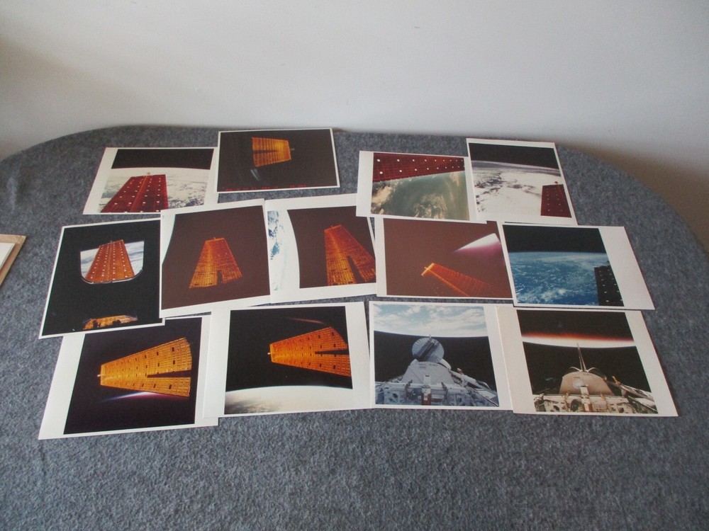 NASA SPACE SHUTTLE SOLAR ARRAY OAST-1 1stGEN PHOTOS+SPECTROLAB SILICON TEST CELL