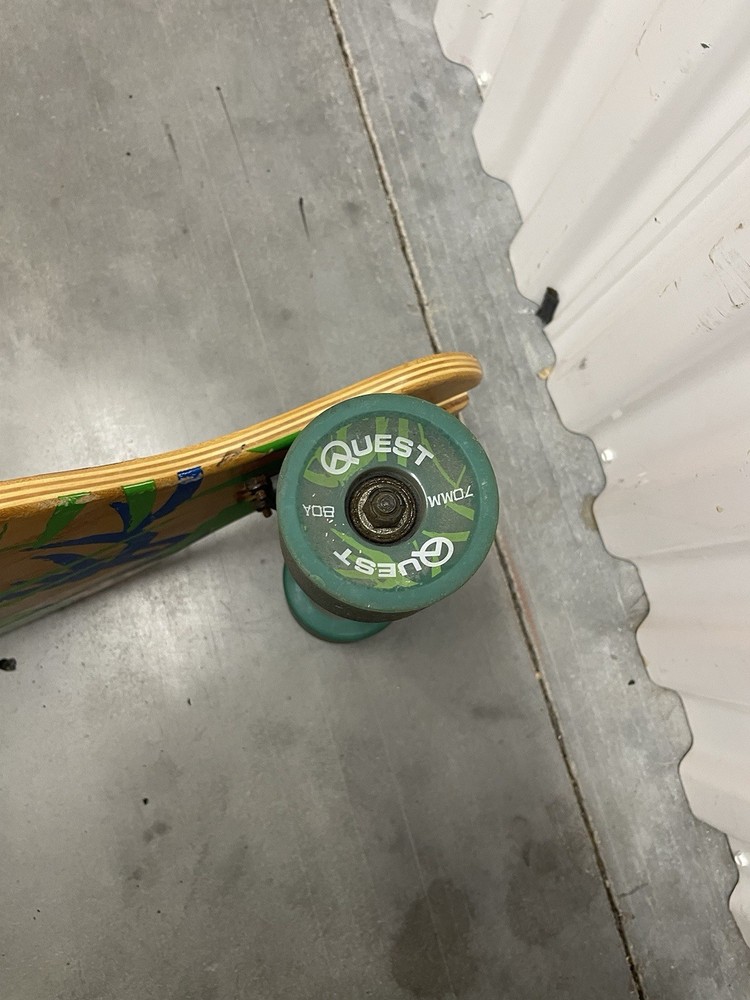 Quest Boards 41" Longboard Skateboard High Performance Open Wheel Design