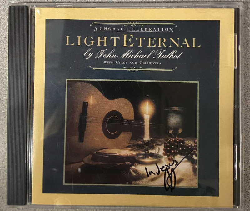 John Michael Talbot-Light Eternal AUTOGRAPHED CD