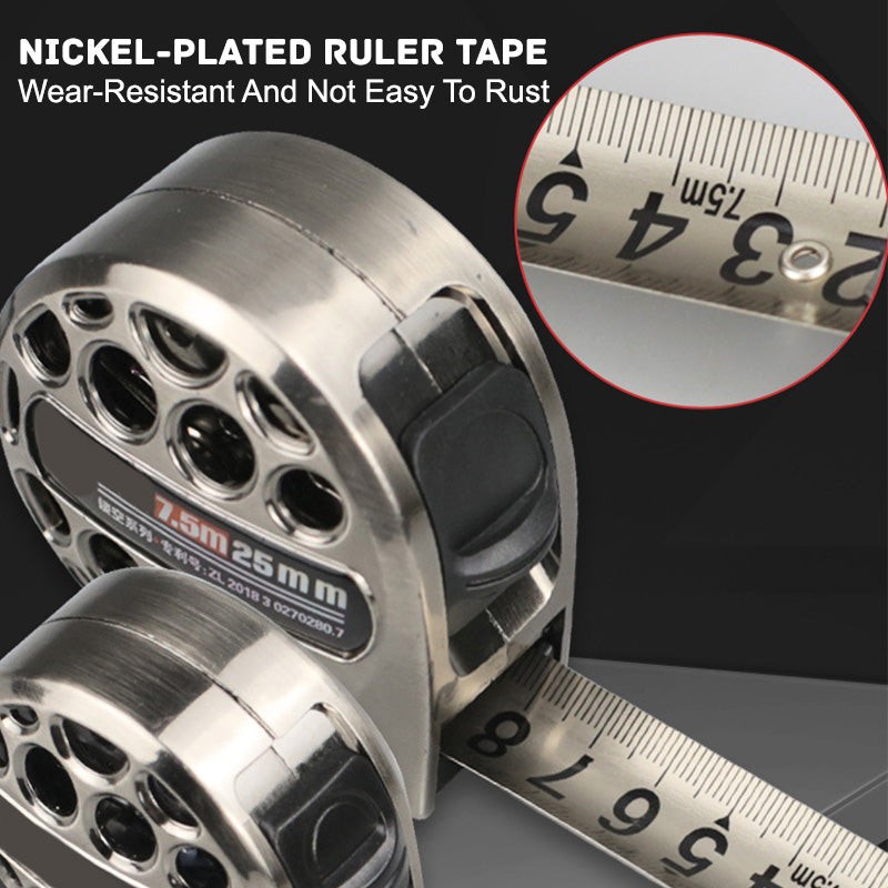 Metric Tape Measure Stainless Steel Anti-corrosion Retractable Metric Ruler