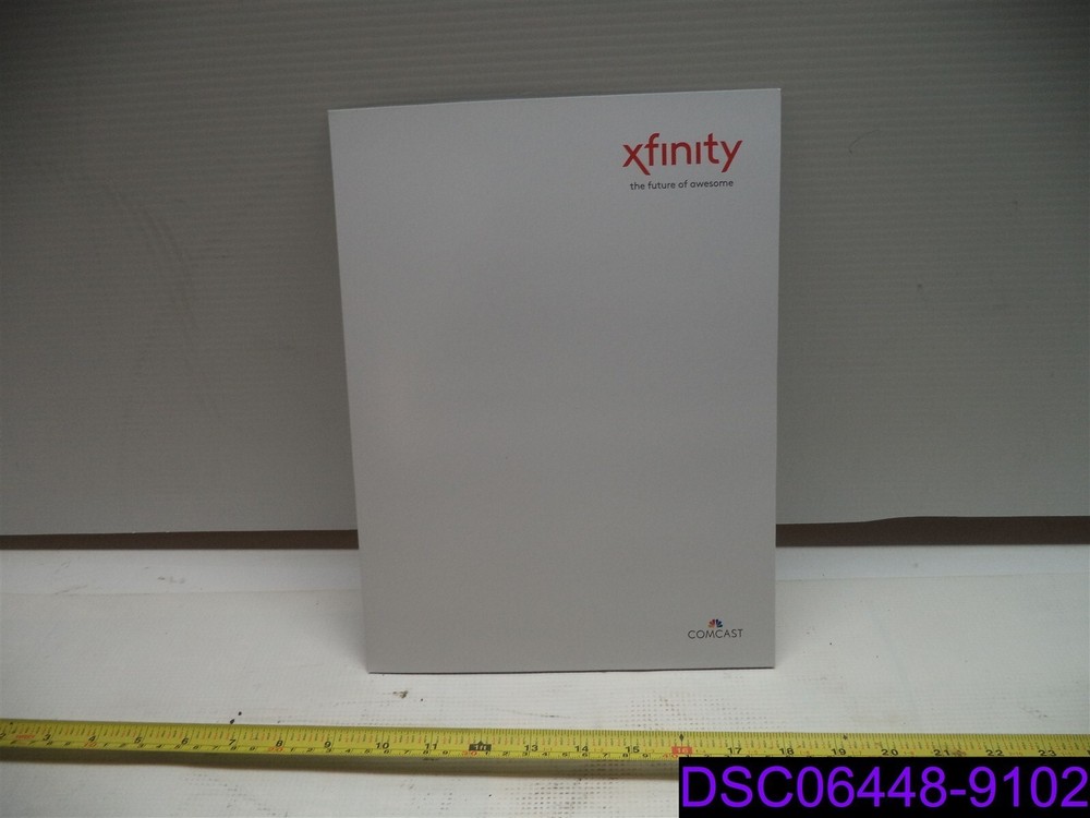 Qty = 250: xfinity Comcast 2 Pocket White Folders