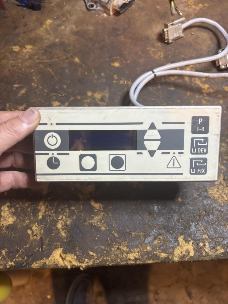 Plate Processor Glunz & Jensen control panel