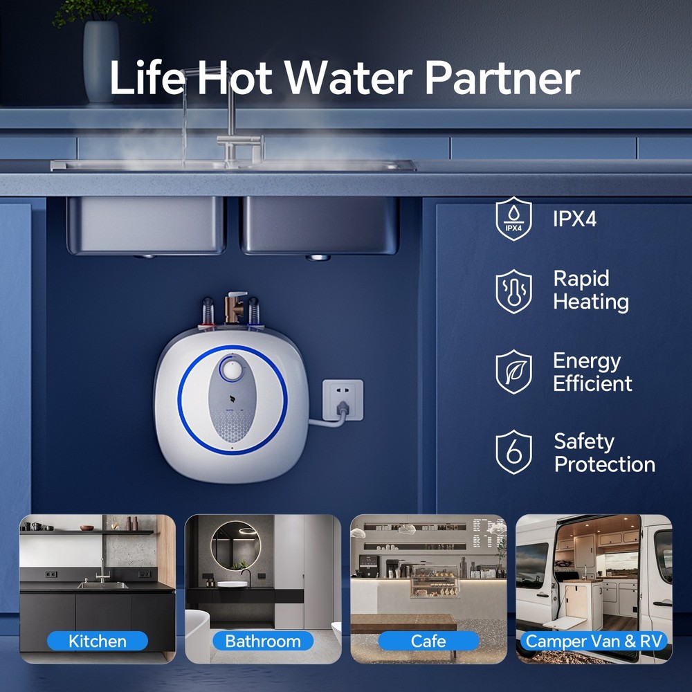 2025 Gen II 2.5-Gallon Mini Tank Electric Water Heater